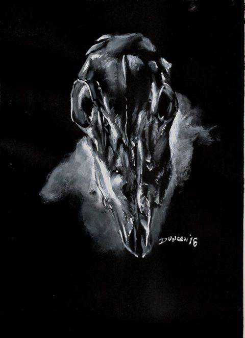 Gesso-Mag_Kevin-Dale-Duncan_Bird-Skull