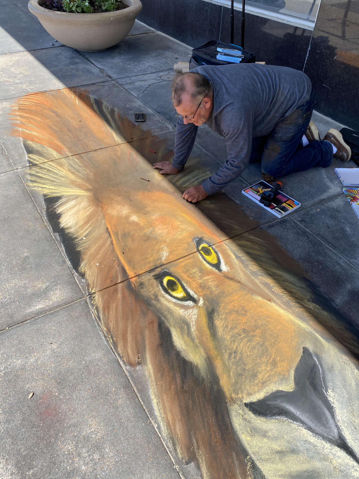 9 sidewalk art